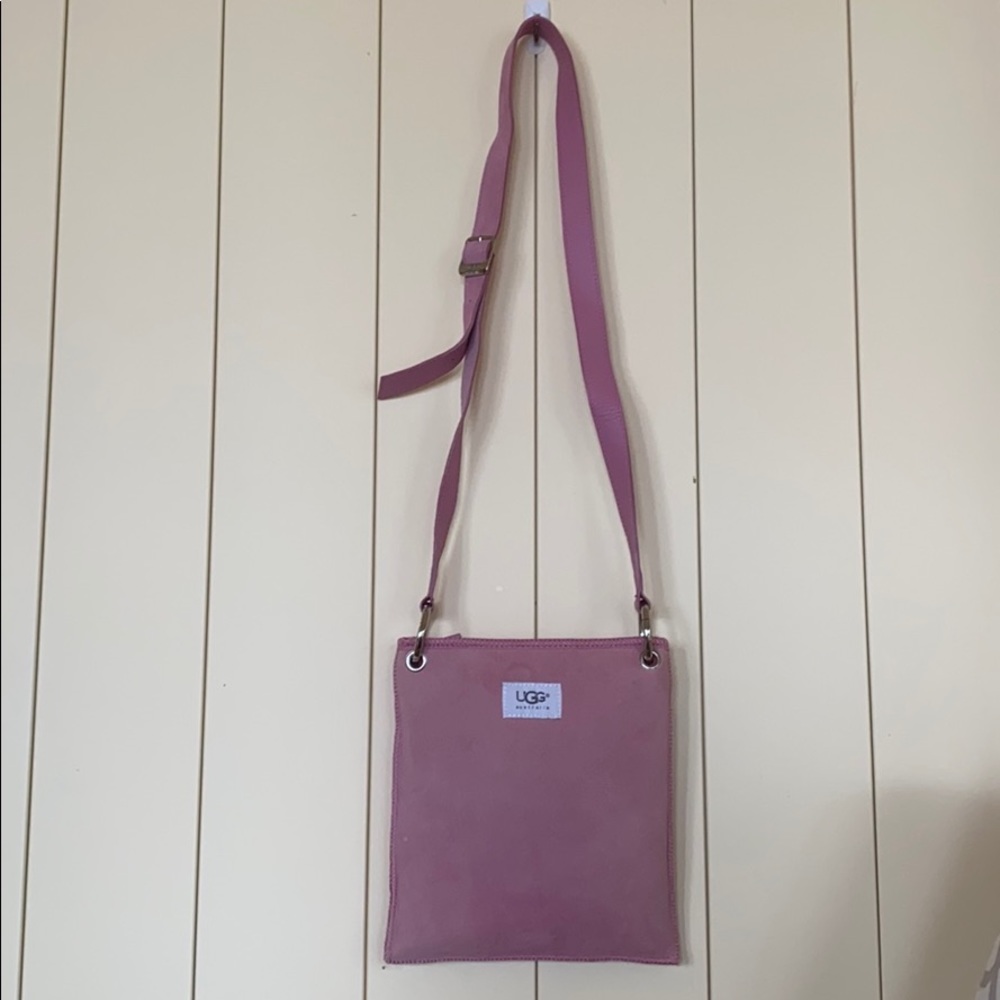 Vintage Pink Ugg Crossbody